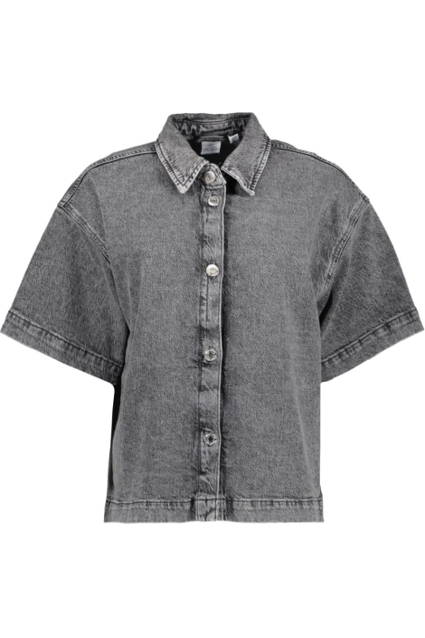 Vero Moda vmtessa ss loose denim shirt ga